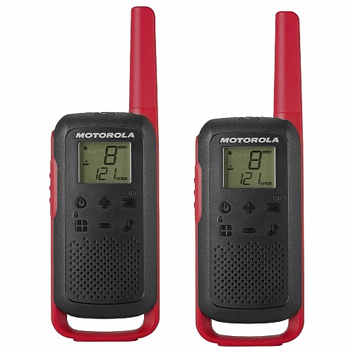 Walkie Talkie Motorola Go Discover PMR T61 Κόκκινο. Εύρος Κάλυψης 8km